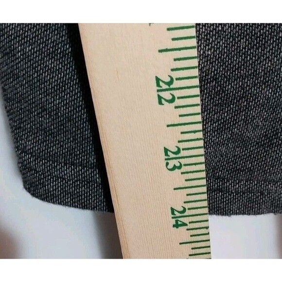 Guess Women's Knit Jacket L Heathered Charcoal Belted Business Casual Timeless - Picture 4 of 9